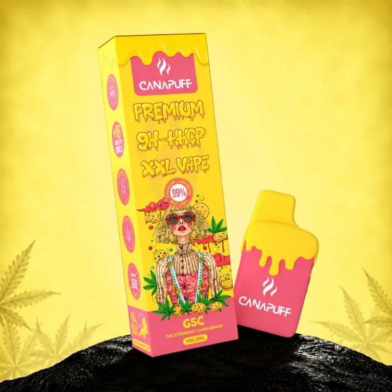 9H-HHCP XXL Vape GSC 99% – ühekordne e-sigaret – CanaPuff – 2 ml