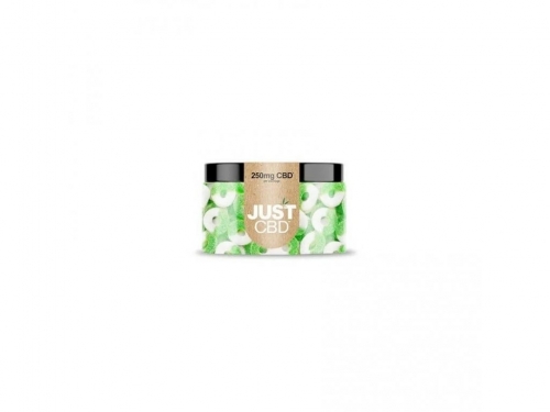 JustCBD Õunarõngad  250–500 mg CBD mg: 250