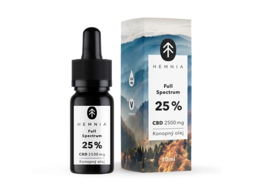 Täisspektriga CBD kanepiõli 25%, 2500 mg, 10 ml