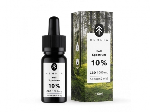Hemnia täisspektriga CBD kanepiõli 10%, 1000 mg, 10 ml