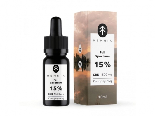 Hemnia täisspektriga CBD kanepiõli 15%, 1500 mg, 10 ml