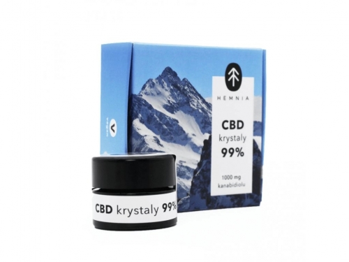 Hemnia CBD kanepikristallid 99%, 500 mg CBD, 1 gramm