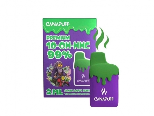 Grand Daddy Purple 99% 10-OH-HHC - Canapuff - ühekordselt kasutatav 2ml