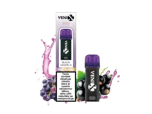 VENIX POD MUSTA VIINAMARJA-X 20mg/ml