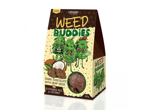 Euphoria Weed Buddies kanepiseemnete, riisipallide ja kookosega 100 g