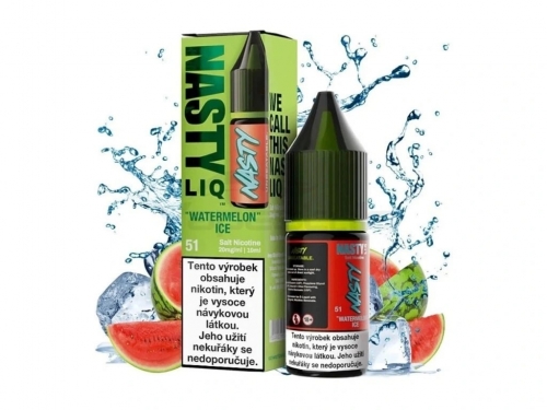 NASTY LIQ arbuusijäätis 10ml - soolane vedelik Nikotiin: 20mg