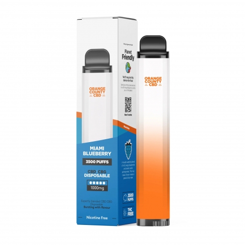 Orange'i maakonna CBD Miami mustika 600 mg CBD + 400 mg CBG