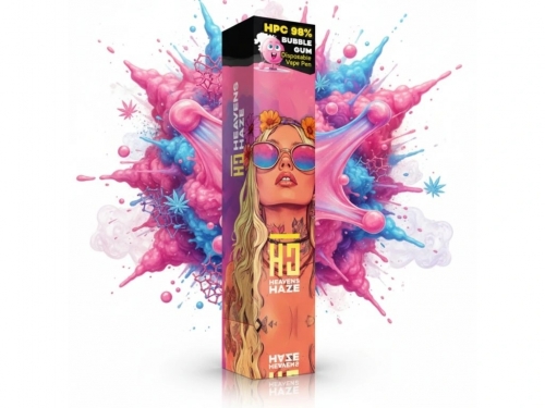 Heavens Haze HPC 98% Bubble Gum – Ühekordne vape – 1 ml