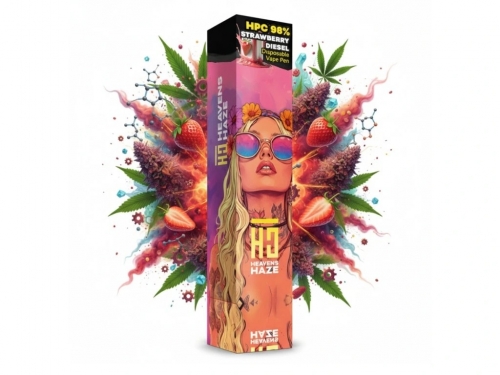 Heavens Haze HPC 98% Strawberry Diesel – Ühekordne vape – 1 ml