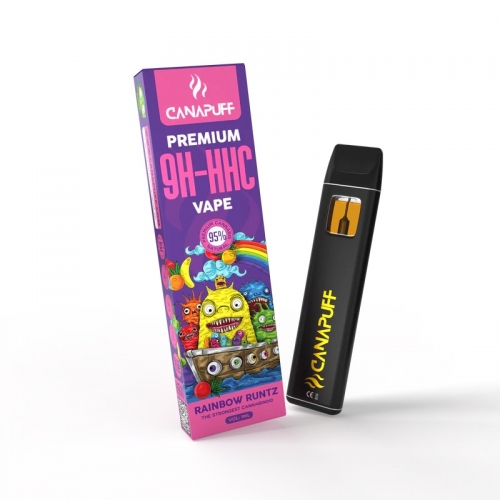 Rainbow Runtz 95% 9H-HHC – Ühekordne vape – CanaPuff – 1 ml